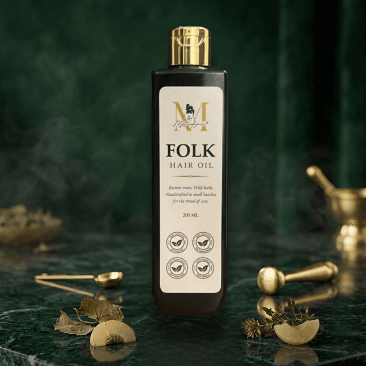 FOLK Hair Oil — Ayurvedic Coconut Hair Oil 200ml